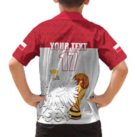 Custom Poland Football Champions Family Matching Tank Maxi Dress and Hawaiian Shirt Sporty Style