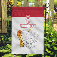 Custom Poland Football Champions Garden Flag Sporty Style