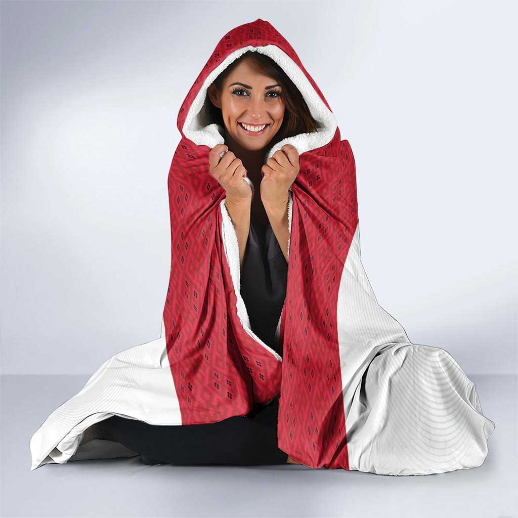 Custom Poland Football Champions Hooded Blanket Sporty Style