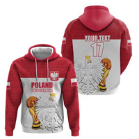 Custom Poland Football Champions Hoodie Sporty Style