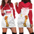 Custom Poland Football Champions Hoodie Dress Sporty Style