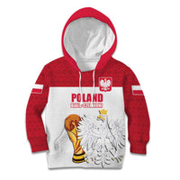 Custom Poland Football Champions Kid Hoodie Sporty Style