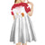 Custom Poland Football Champions Kid Short Sleeve Dress Sporty Style