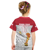Custom Poland Football Champions Kid T Shirt Sporty Style