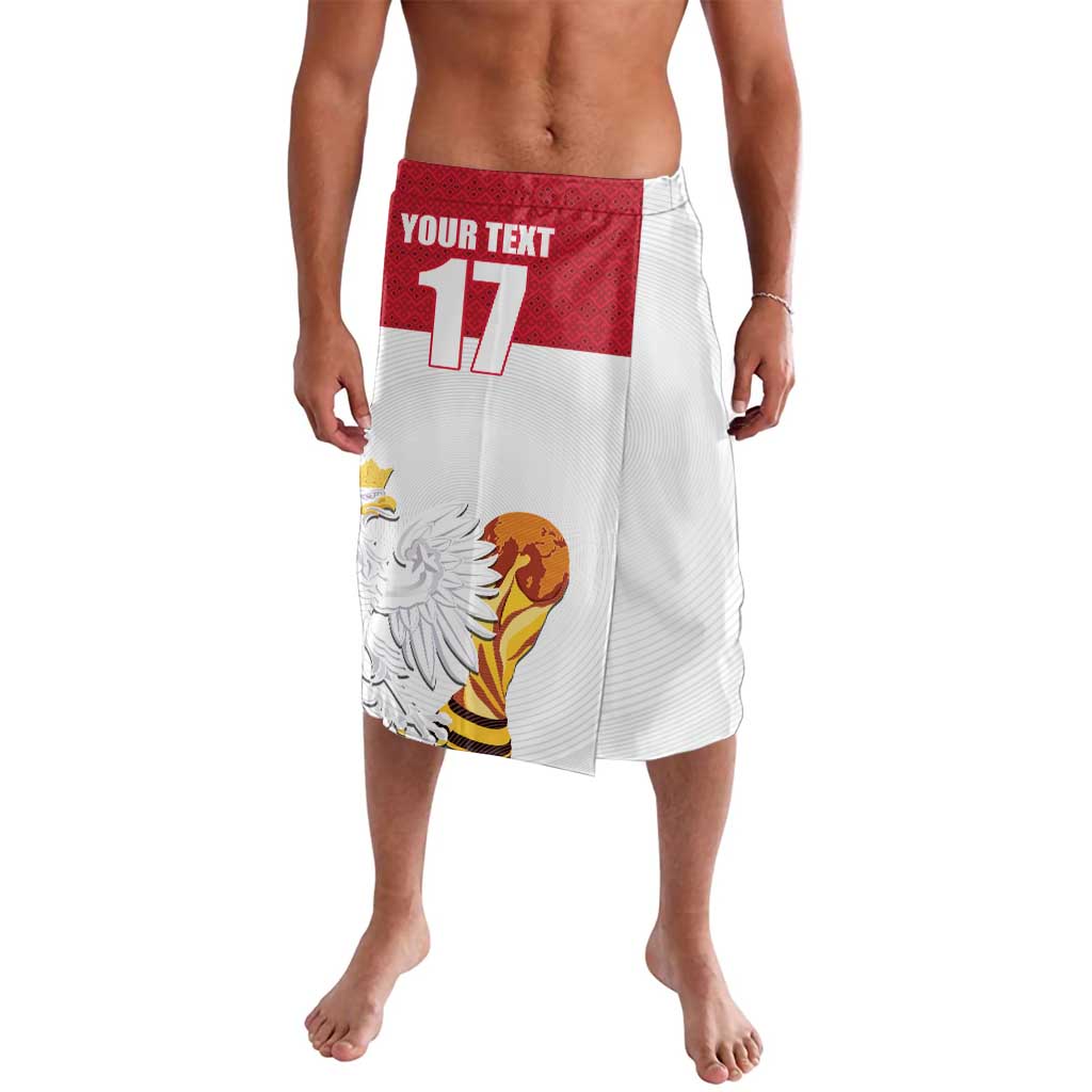 Custom Poland Football Champions Lavalava Sporty Style