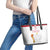 Custom Poland Football Champions Leather Tote Bag Sporty Style