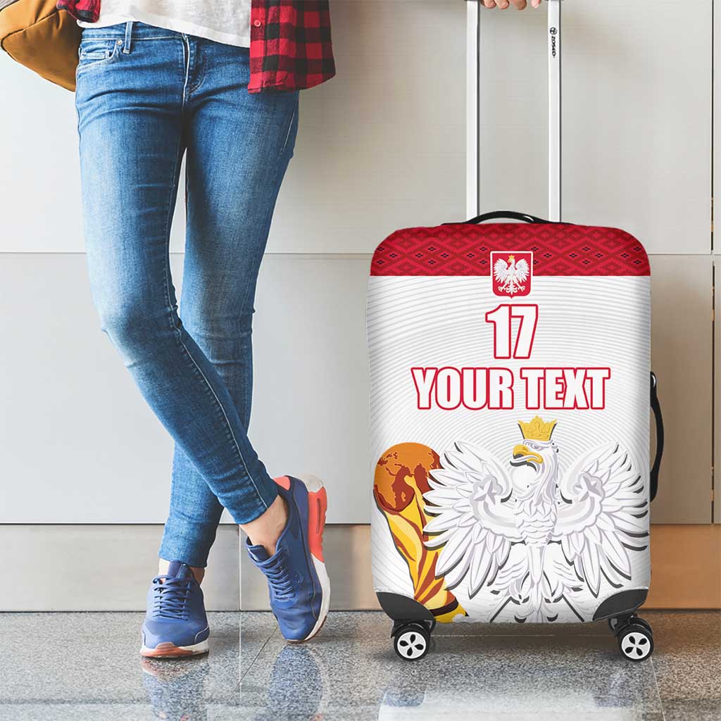 Custom Poland Football Champions Luggage Cover Sporty Style