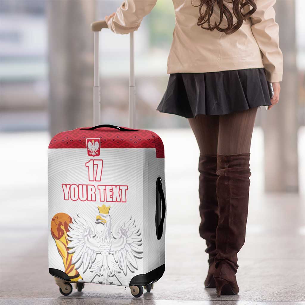 Custom Poland Football Champions Luggage Cover Sporty Style