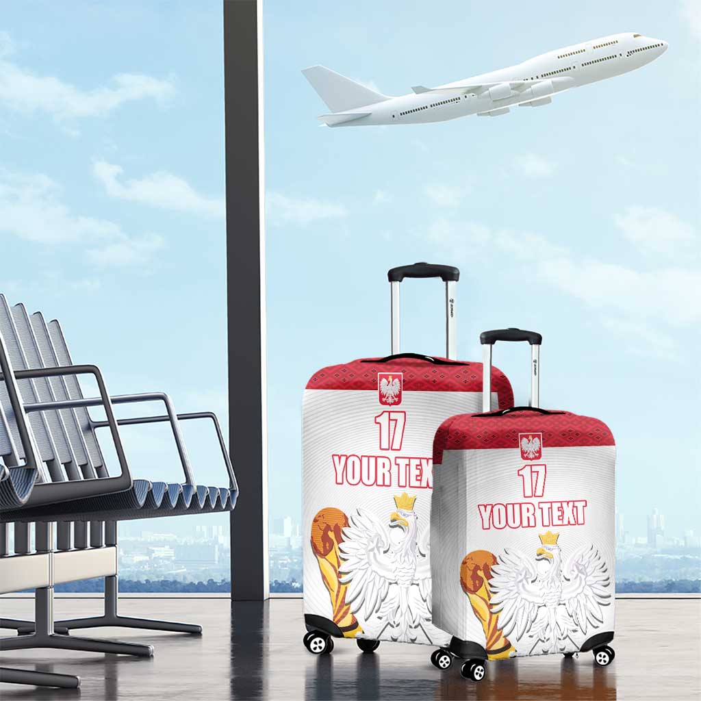 Custom Poland Football Champions Luggage Cover Sporty Style