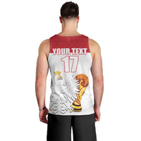 Custom Poland Football Champions Men Tank Top Sporty Style