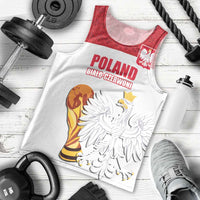 Custom Poland Football Champions Men Tank Top Sporty Style