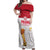 Custom Poland Football Champions Off Shoulder Maxi Dress Sporty Style
