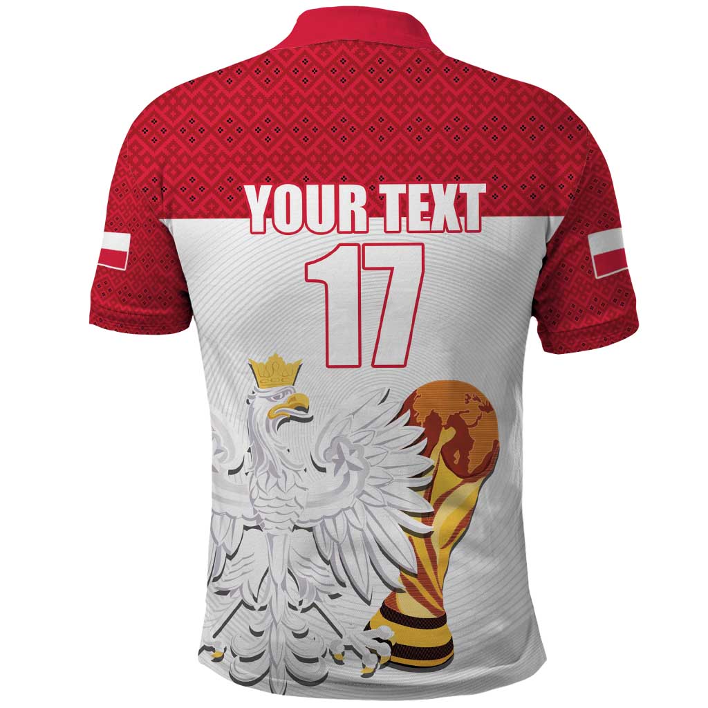 Custom Poland Football Champions Polo Shirt Sporty Style