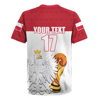Custom Poland Football Champions Rugby Jersey Sporty Style