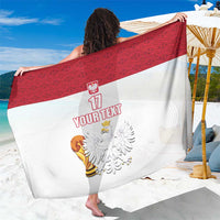 Custom Poland Football Champions Sarong Sporty Style