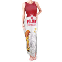 Custom Poland Football Champions Tank Maxi Dress Sporty Style