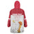 Custom Poland Football Champions Wearable Blanket Hoodie Sporty Style