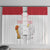 Custom Poland Football Champions Window Curtain Sporty Style