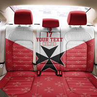 Custom Malta Football Champions Back Car Seat Cover Sporty Style