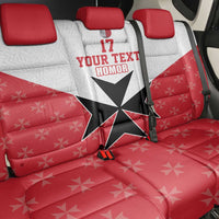 Custom Malta Football Champions Back Car Seat Cover Sporty Style