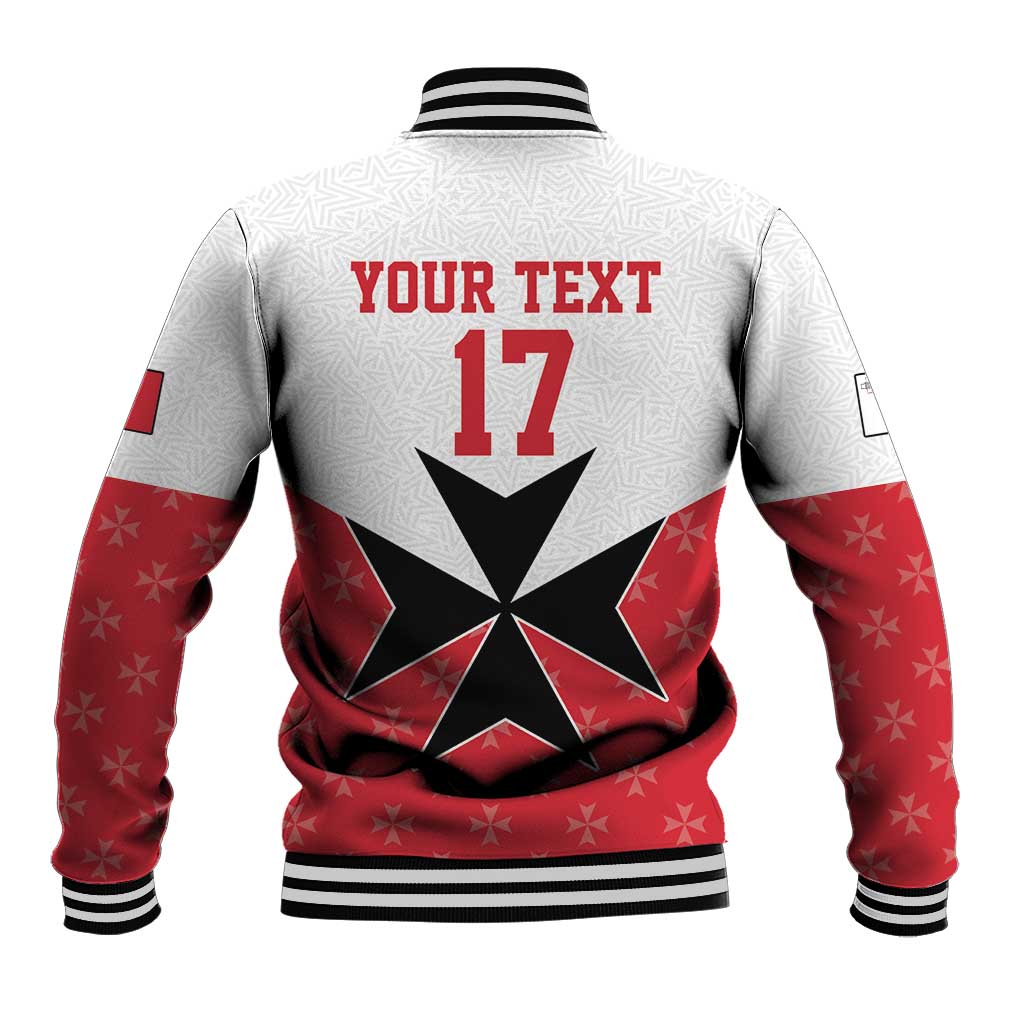 Custom Malta Football Champions Baseball Jacket Sporty Style