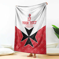 Custom Malta Football Champions Blanket Sporty Style