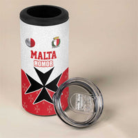 Custom Malta Football Champions 4 in 1 Can Cooler Tumbler Sporty Style