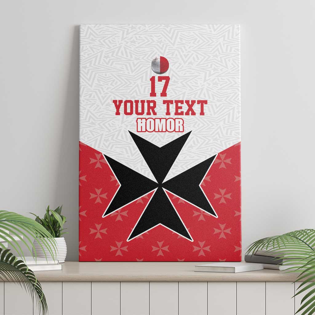 Custom Malta Football Champions Canvas Wall Art Sporty Style