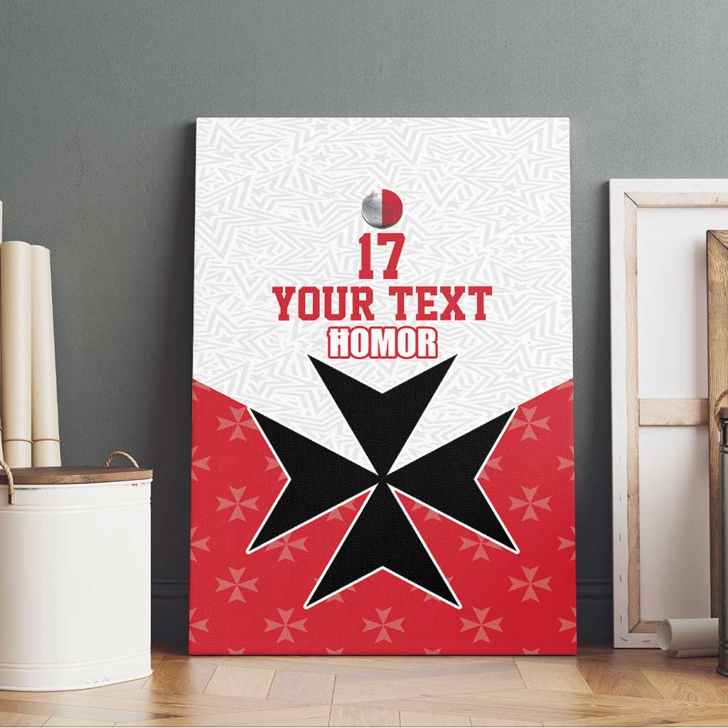 Custom Malta Football Champions Canvas Wall Art Sporty Style