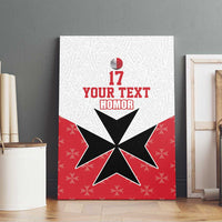 Custom Malta Football Champions Canvas Wall Art Sporty Style