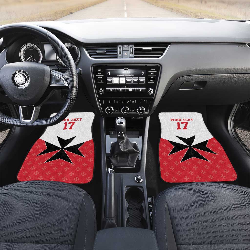 Custom Malta Football Champions Car Mats Sporty Style
