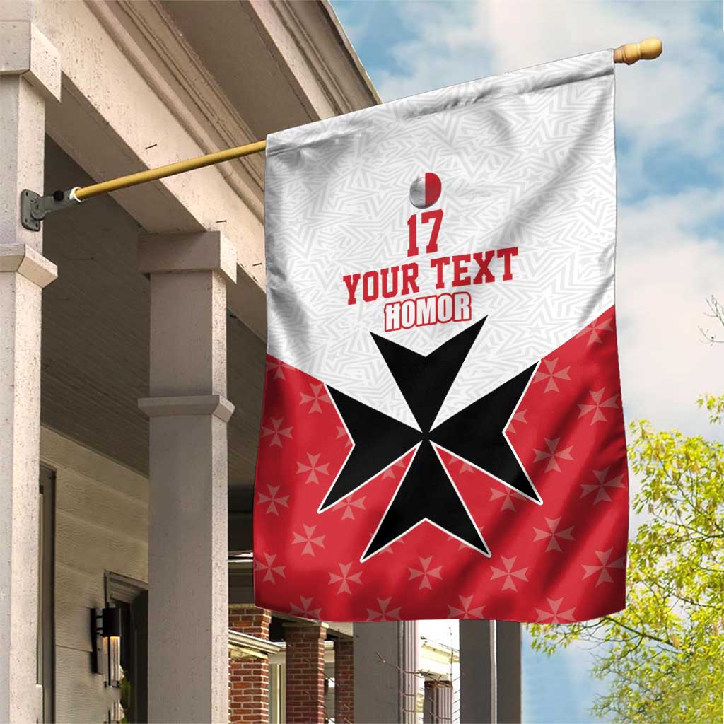 Custom Malta Football Champions Garden Flag Sporty Style