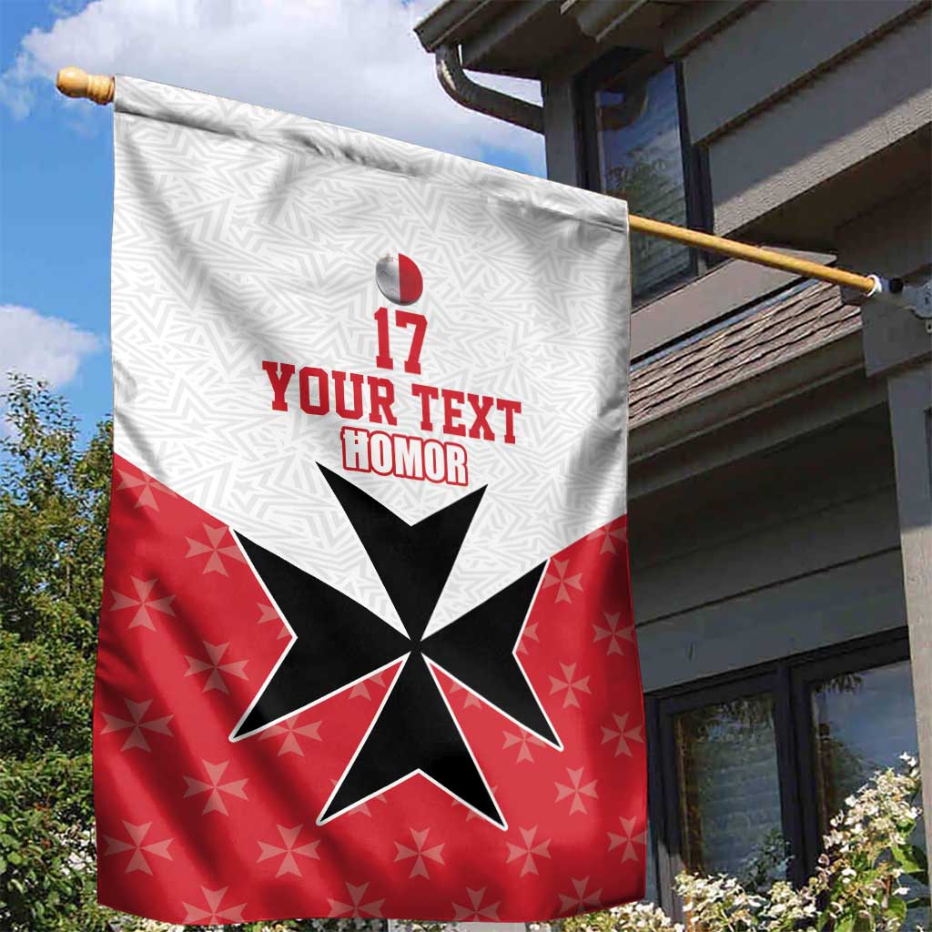 Custom Malta Football Champions Garden Flag Sporty Style