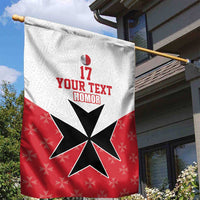 Custom Malta Football Champions Garden Flag Sporty Style