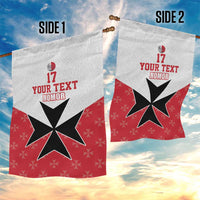 Custom Malta Football Champions Garden Flag Sporty Style