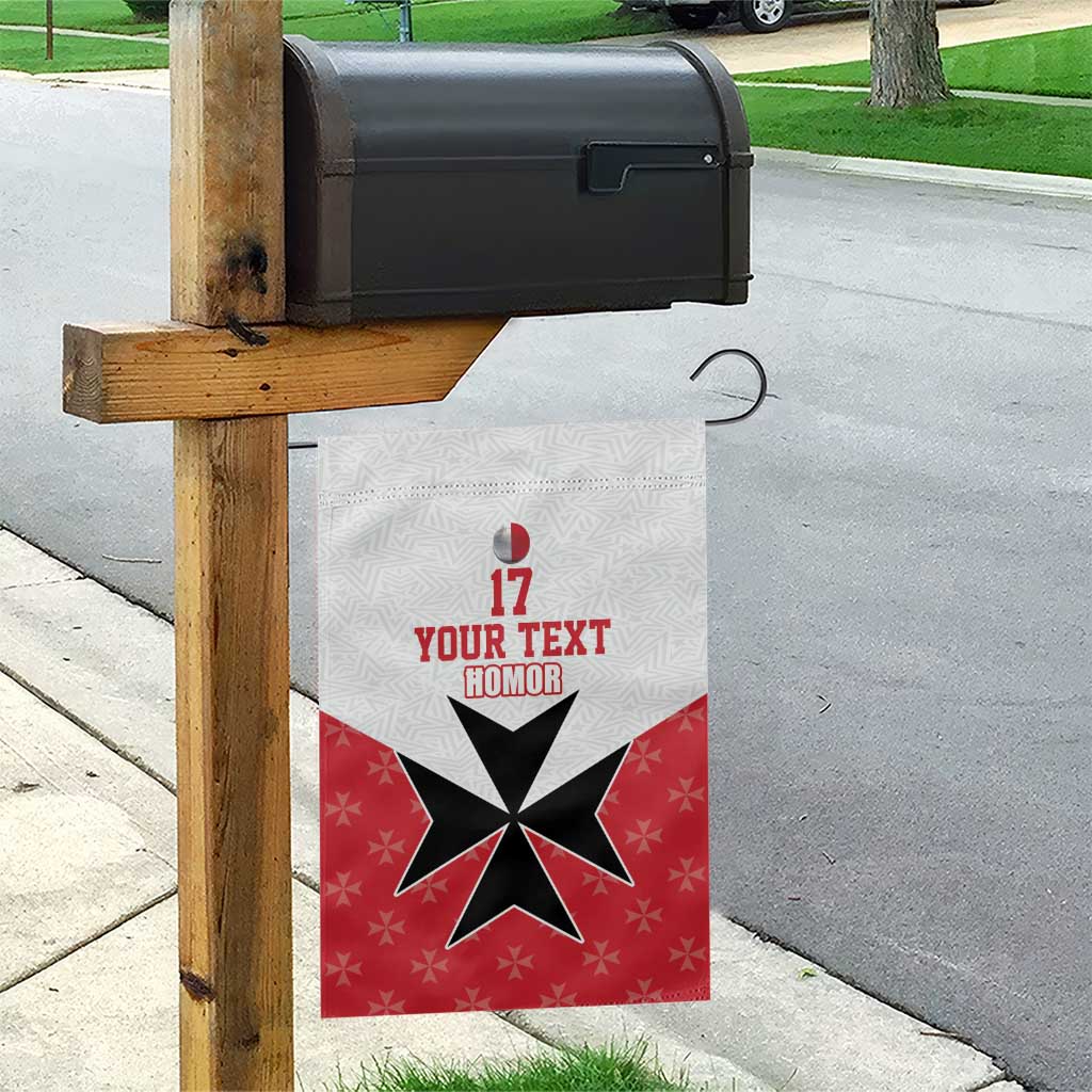 Custom Malta Football Champions Garden Flag Sporty Style