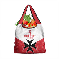 Custom Malta Football Champions Grocery Bag Sporty Style