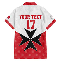 Custom Malta Football Champions Hawaiian Shirt Sporty Style