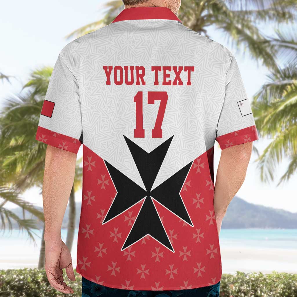 Custom Malta Football Champions Hawaiian Shirt Sporty Style