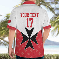Custom Malta Football Champions Hawaiian Shirt Sporty Style