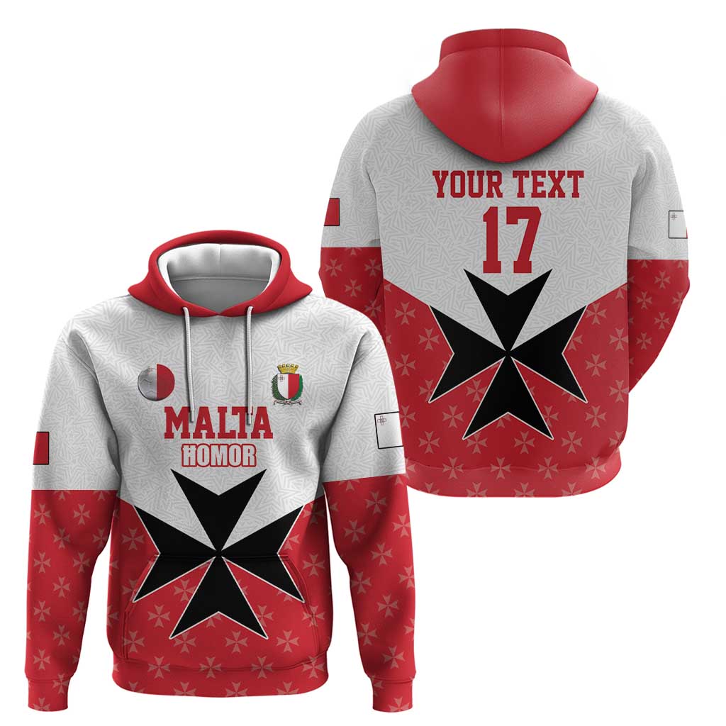 Custom Malta Football Champions Hoodie Sporty Style