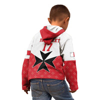 Custom Malta Football Champions Kid Hoodie Sporty Style