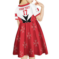 Custom Malta Football Champions Kid Short Sleeve Dress Sporty Style