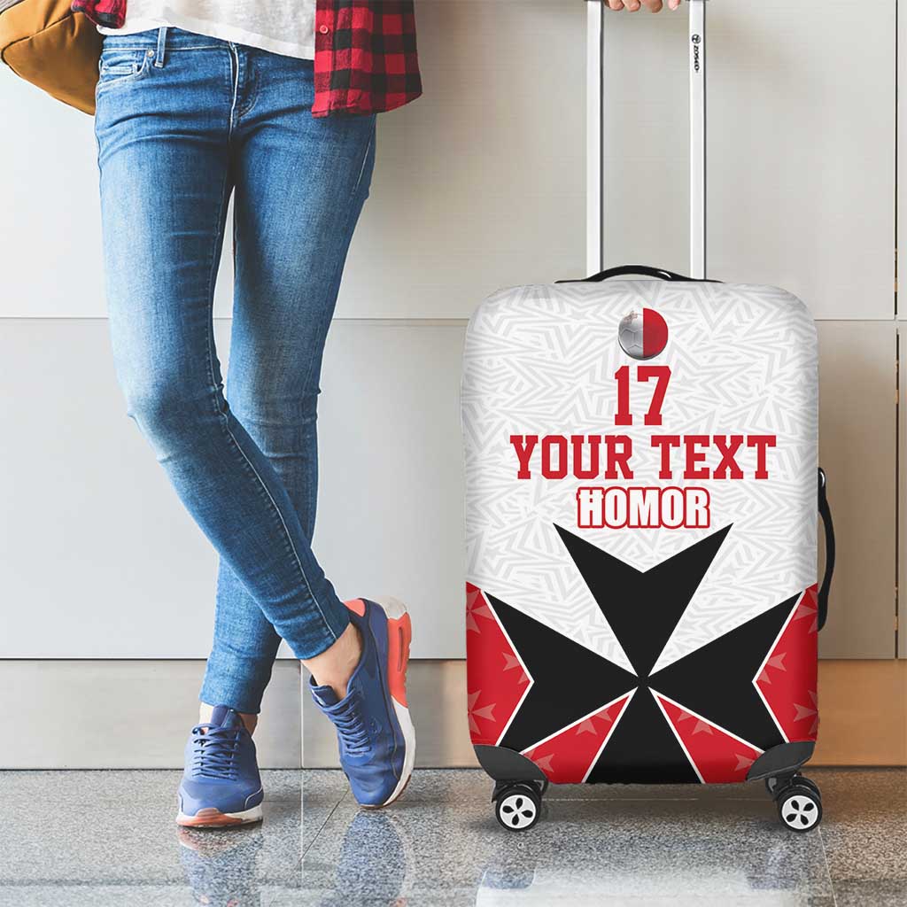 Custom Malta Football Champions Luggage Cover Sporty Style