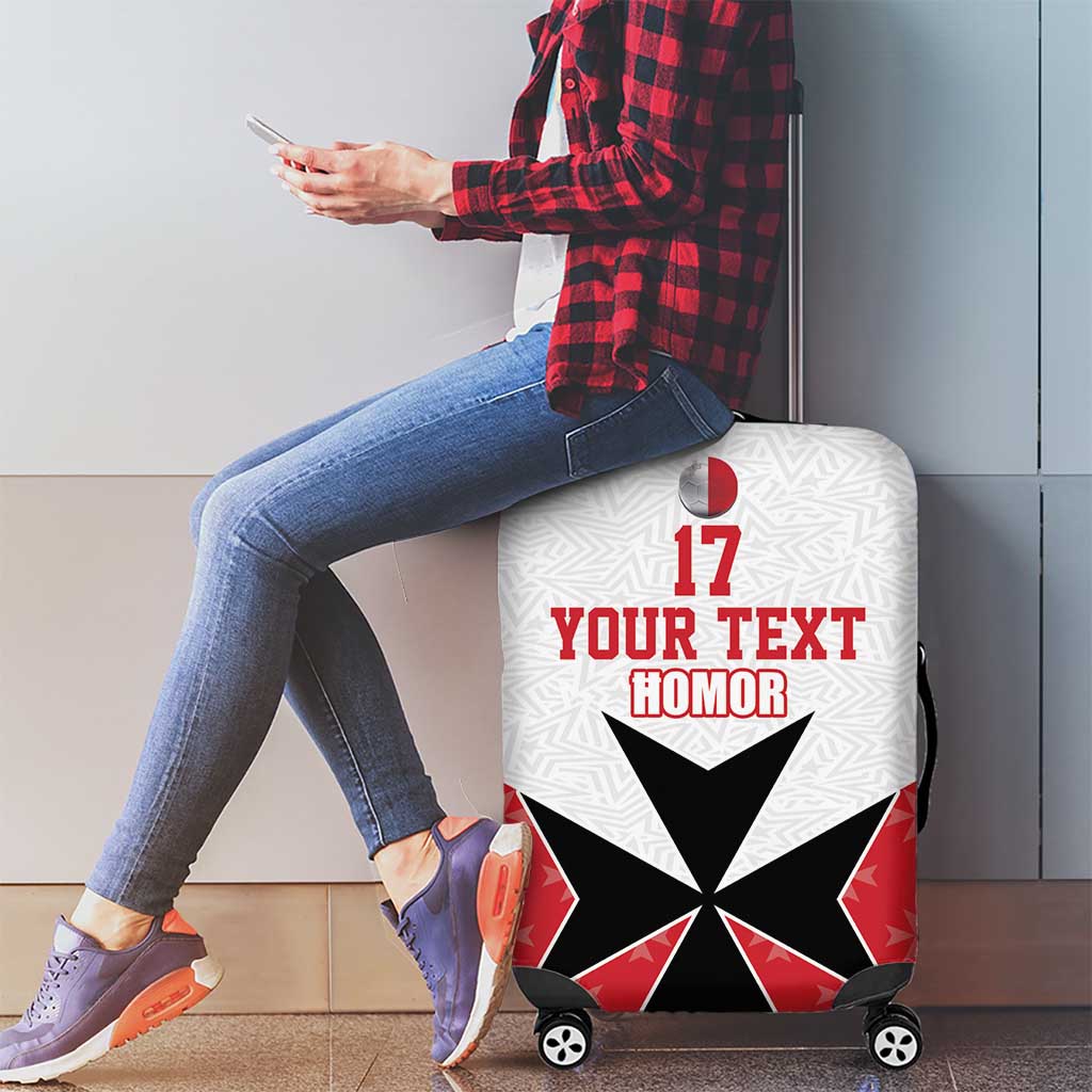 Custom Malta Football Champions Luggage Cover Sporty Style