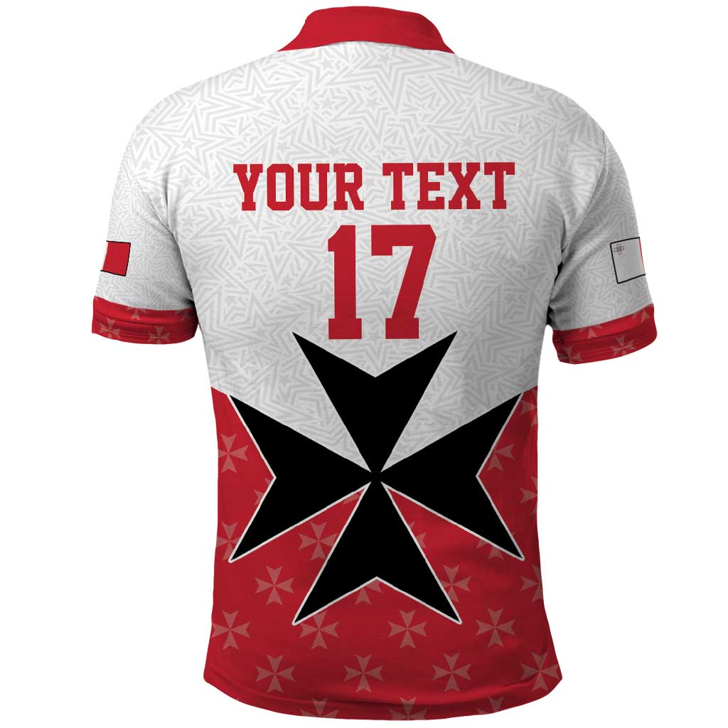 Custom Malta Football Champions Polo Shirt Sporty Style