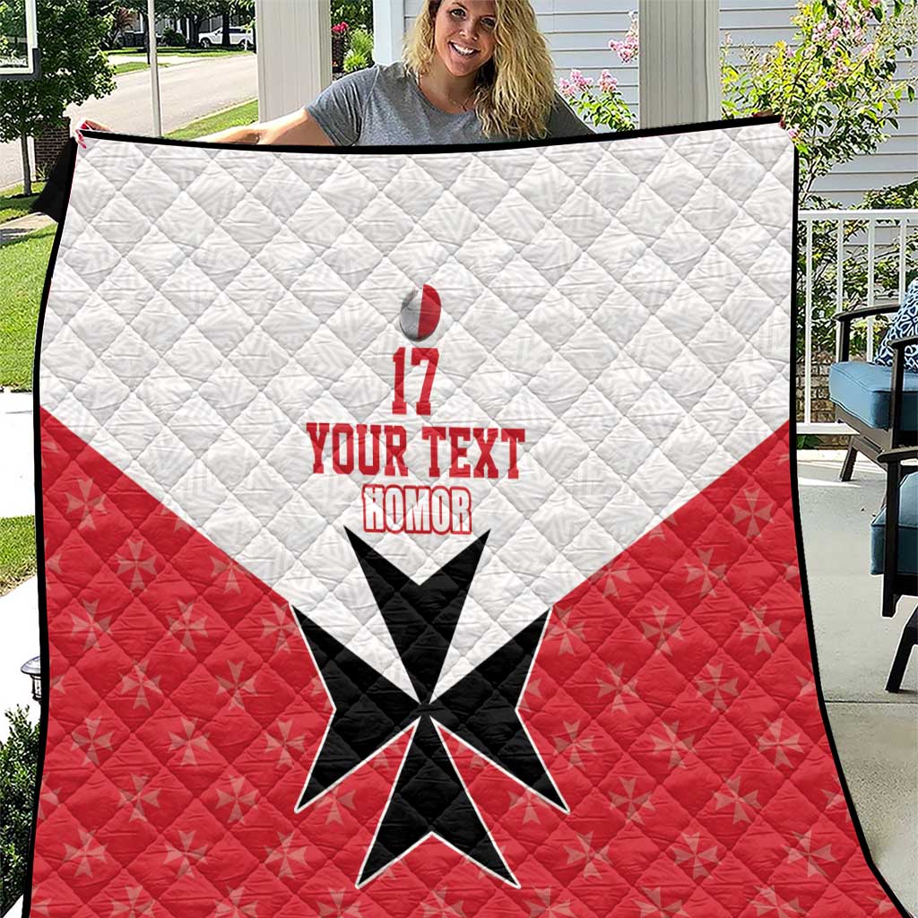 Custom Malta Football Champions Quilt Sporty Style