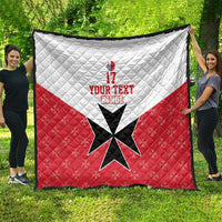 Custom Malta Football Champions Quilt Sporty Style