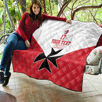 Custom Malta Football Champions Quilt Sporty Style