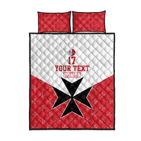 Custom Malta Football Champions Quilt Bed Set Sporty Style